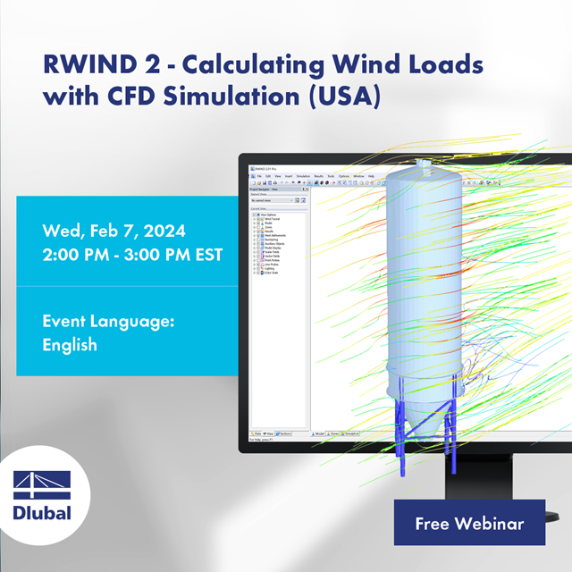RWIND 2 - Obliczanie obciążenia wiatrem za pomocą CFD Simulation (USA)